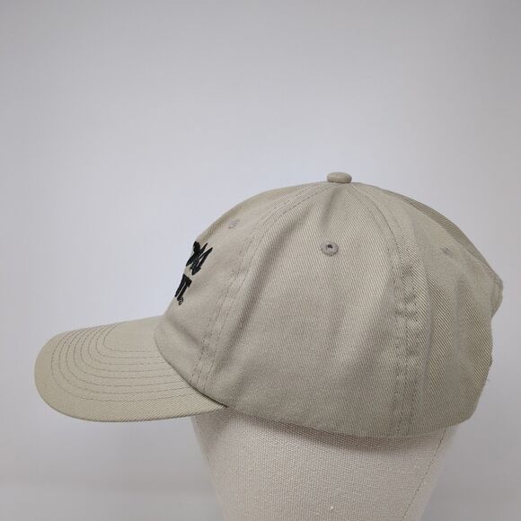 Coors Light Snapback Hat Tan One Size Adjustable Embroidered Logo Masters - Picture 3 of 8